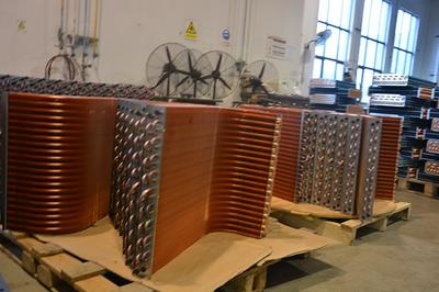 天鵝制冷 異形銅箔換熱器 冷凝器 蒸發器 散熱器 換熱器 空調換熱器圖片_高清圖_細節圖-合肥天鵝制冷科技 -